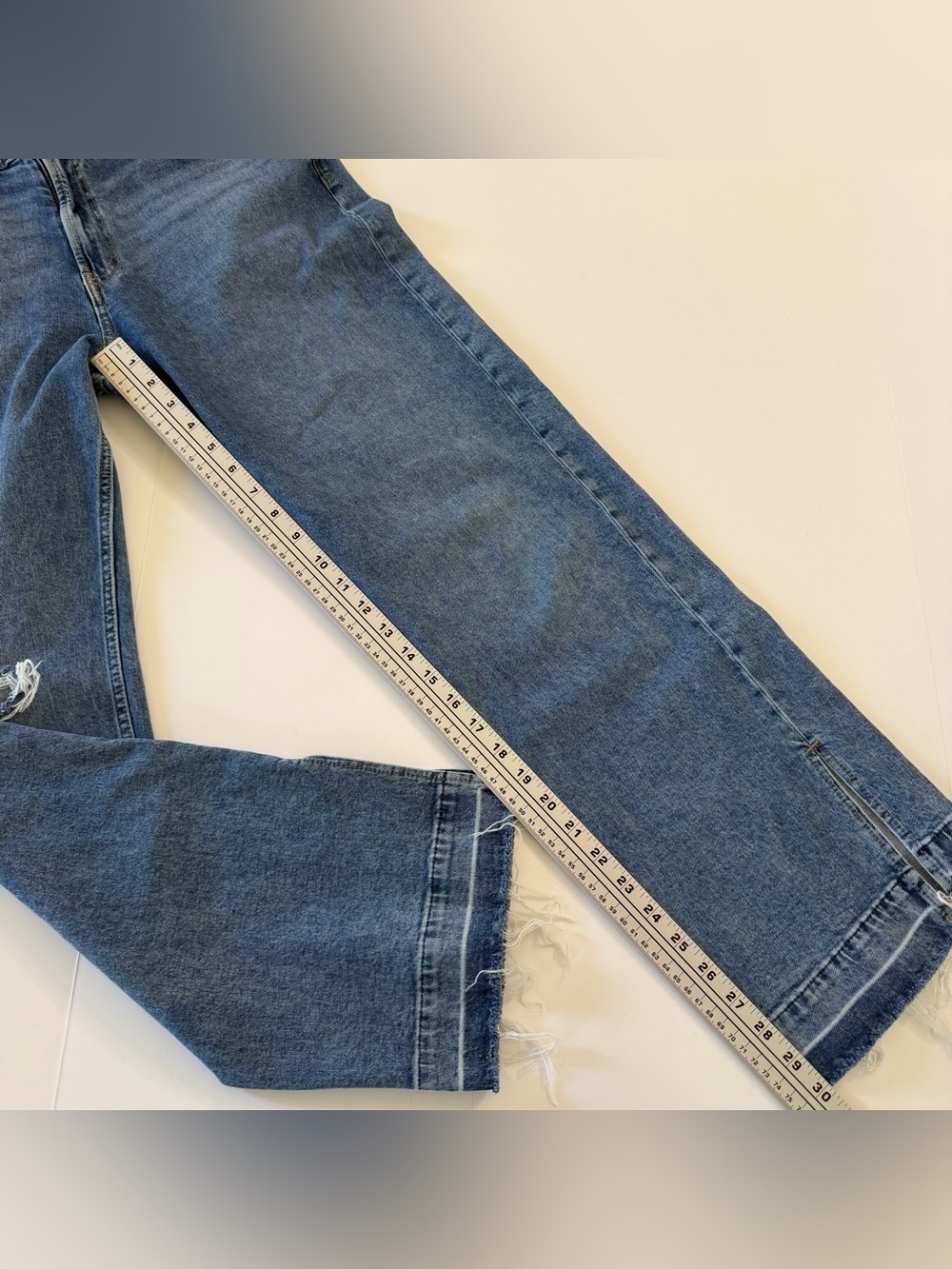 Gap Jeans Womens 29 8 90s Loose Mid Rise Raw Hem - Picture 5 of 11